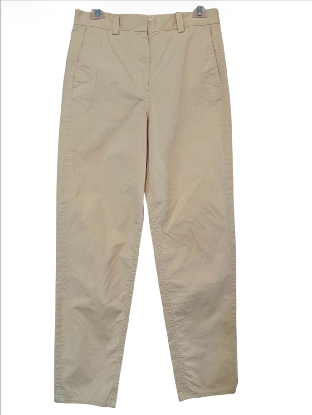 COS Straight Leg Beige Chino Pants in Size US 4 capsule minimalist